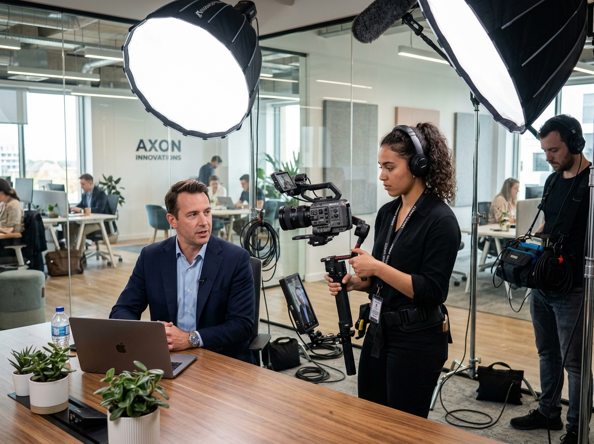 Grabación audiovisual y producción de reels corporativos con IA
