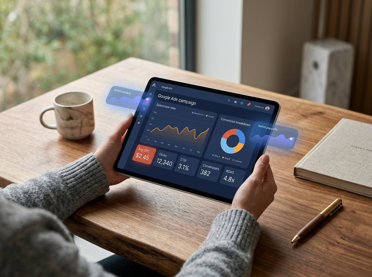 Gestión de campañas de publicidad digital y anuncios Google Ads y Meta con IA